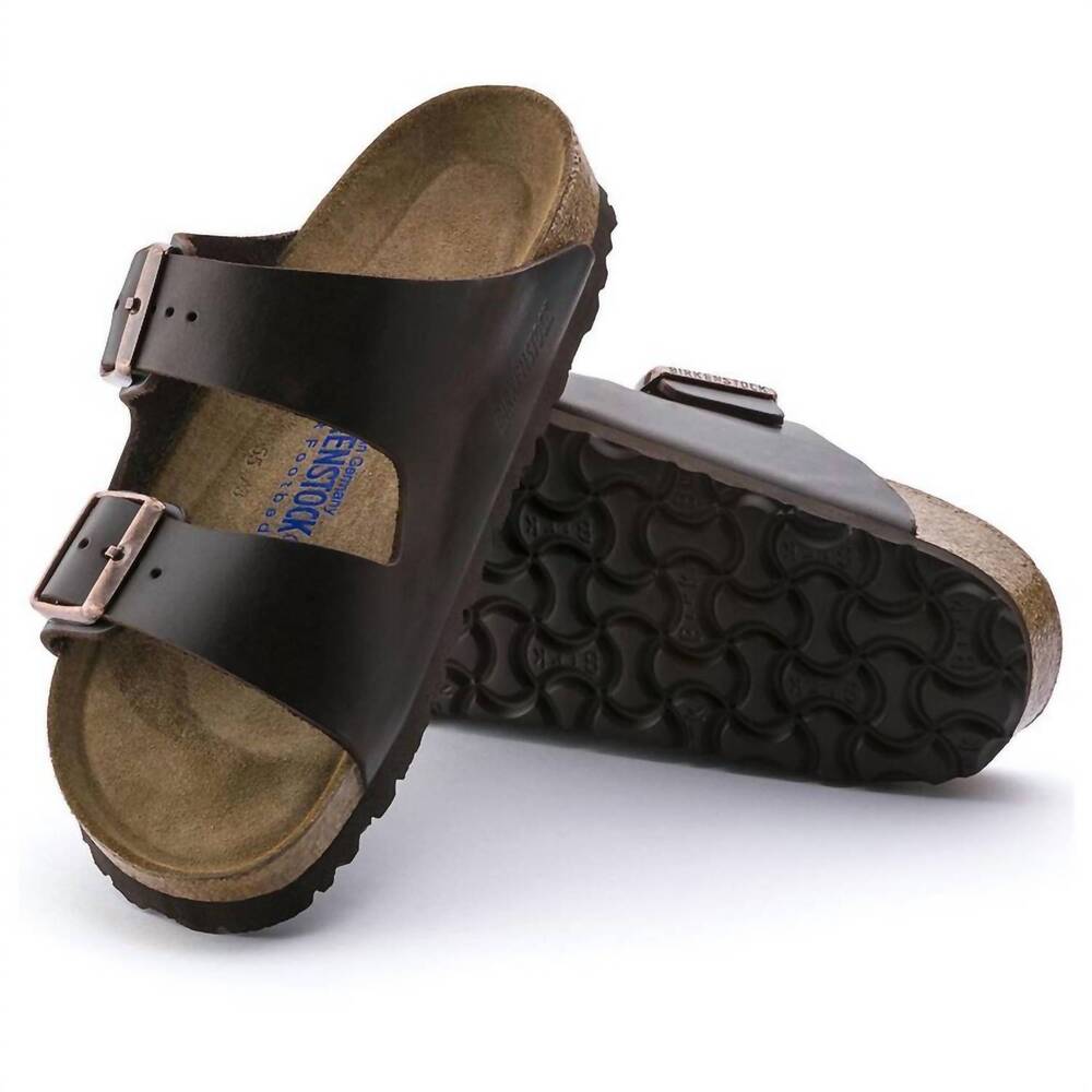 NEW BIRKENSTOCK women's arizona soft foot bed sandal in amalfi testa